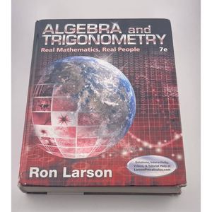 Algebra And Trigonometry Real Mathematics Real People Book Ron Larson‎ 7e
